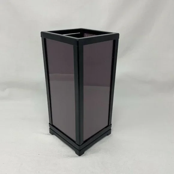 PartyLite - Purple Zen Tealight Holder (10" tall) Lantern - Picture 5 of 10